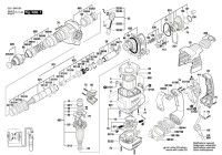 Bosch 3 611 B4A 081 GBH 3-28 DFR Rotary Hammer Spare Parts